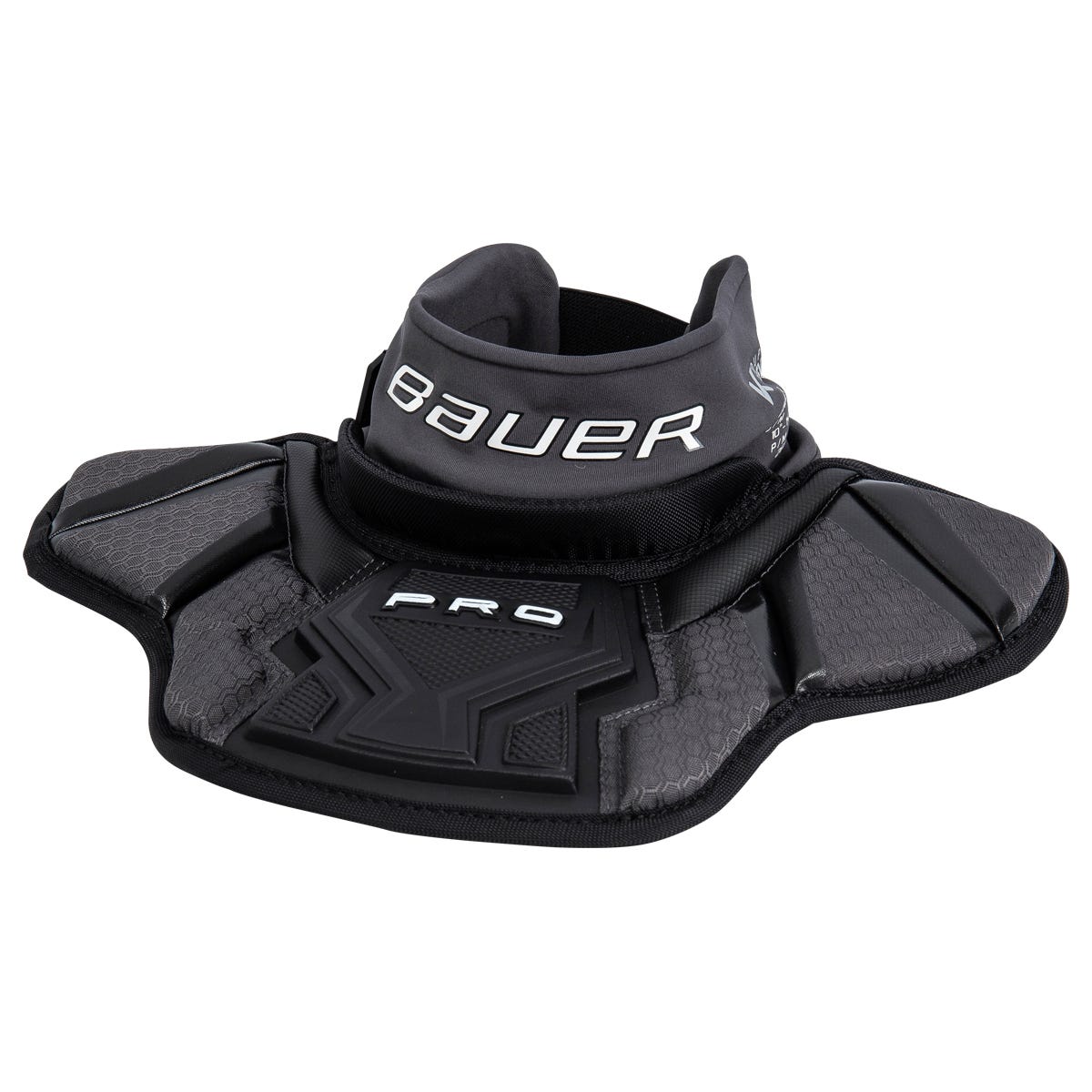 "Bauer Pro Goalie Neck Guard in Black Size Junior"