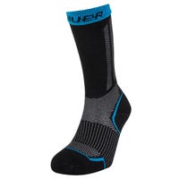 Bauer Performance Tall Skate Sock in Black Size Medium