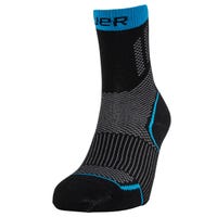 "Bauer Performance Low Skate Sock in Black Size Medium"