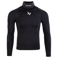 "Bauer Neck Protect Youth Long Sleeve Shirt in Black Size Large"