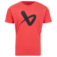 "Bauer Core Crew Senior Short Sleeve T-Shirt in Red Size Medium"