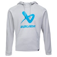 "Bauer Core Lockup Senior Pullover Hoodie in Grey Size XX-Large"