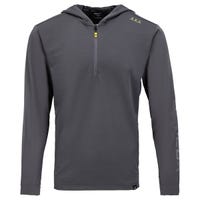 "Bauer FLC Quarter Zip Adult Pullover Hoodie in Iron Size XX-Large"