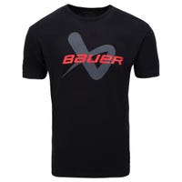 "Bauer Lockup Senior Short Sleeve T-Shirt in Black Size XX-Large"
