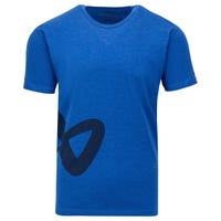 Bauer Side Icon Senior Short Sleeve T-Shirt in Blue Size Medium
