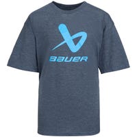 Bauer Core Lockup Youth Short Sleeve T-Shirt in Navy Size Medium