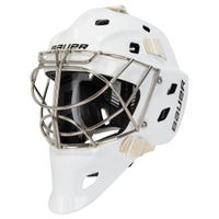 Bauer NME One Senior Non-Certified Cat Eye Goalie Mask in White Size Medium