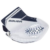 Bauer Supreme M5 Pro Senior Goalie Glove in White/Navy