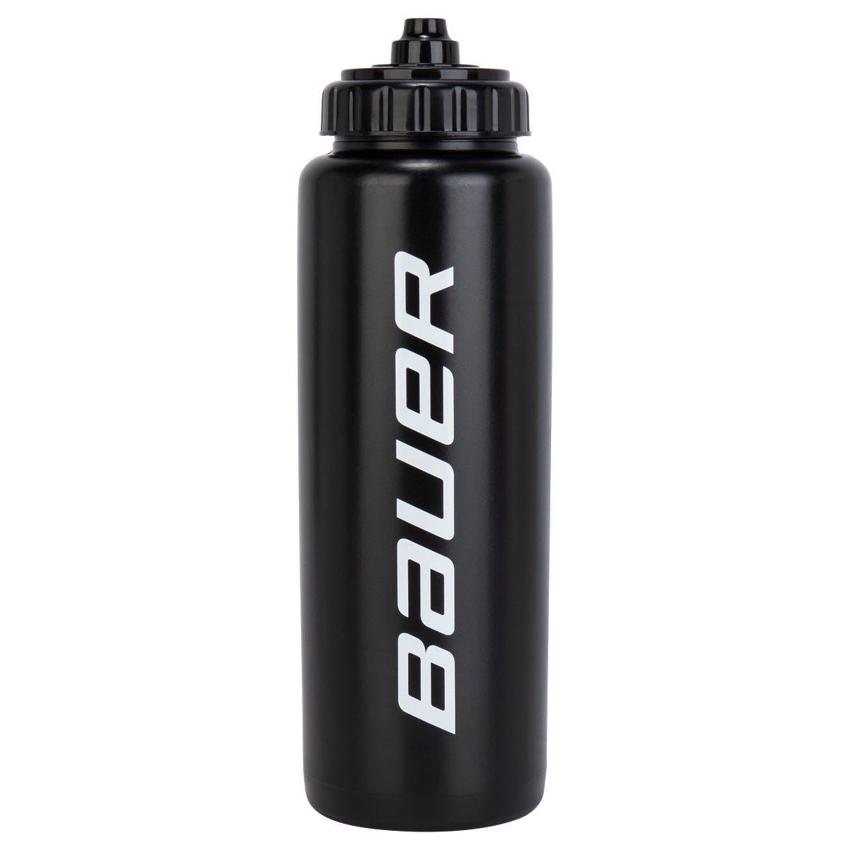"Bauer Water Bottle w/ Valvetop in Black"