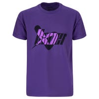Bauer Icon Mix Youth Short Sleeve T-Shirt in Purple Size Medium