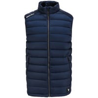 Bauer Team Puffer Adult Full Zip Vest in Navy Size Large