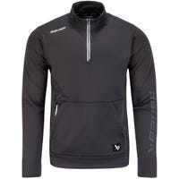 "Bauer Team Fleece Half Zip Adult Sweatshirt in Grey Size Medium"