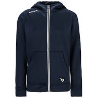 "Bauer Team Fleece Full Zip Youth Sweatshirt in Navy Size XX-Small"