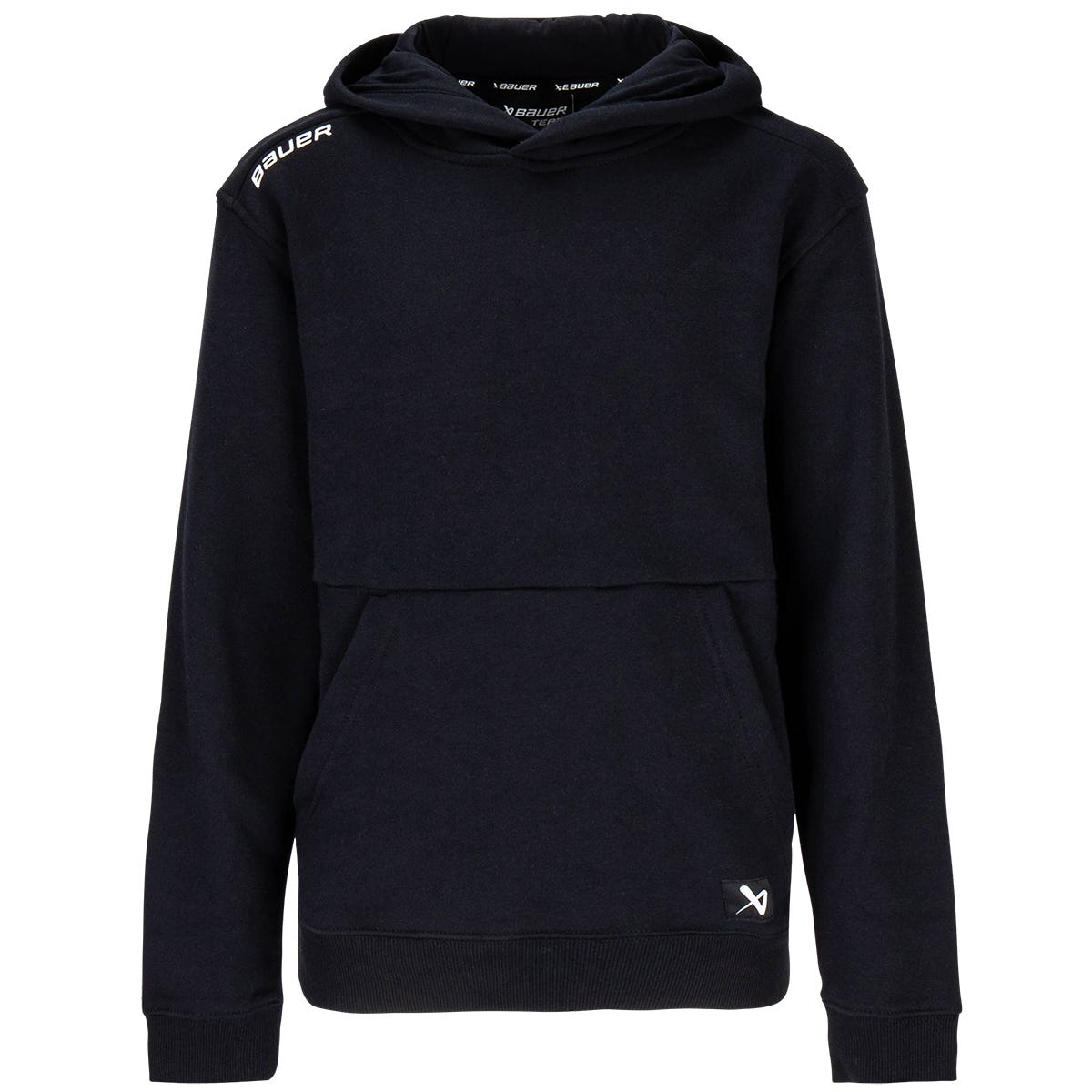 "Bauer Team Ultimate Youth Pullover Hoodie in Black Size X-Small"