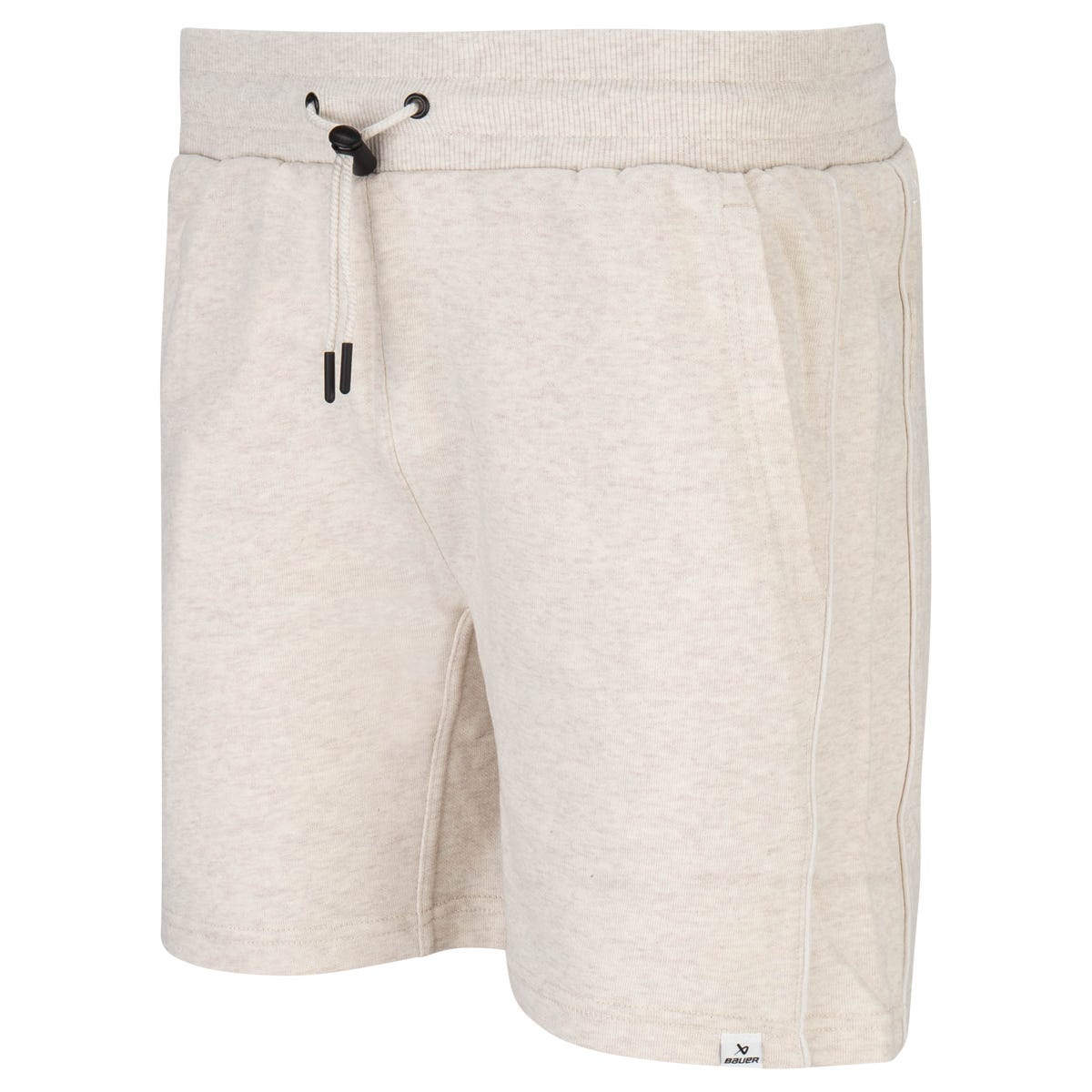 "Bauer FLC Senior Knit Shorts in Oat Size X-Large"
