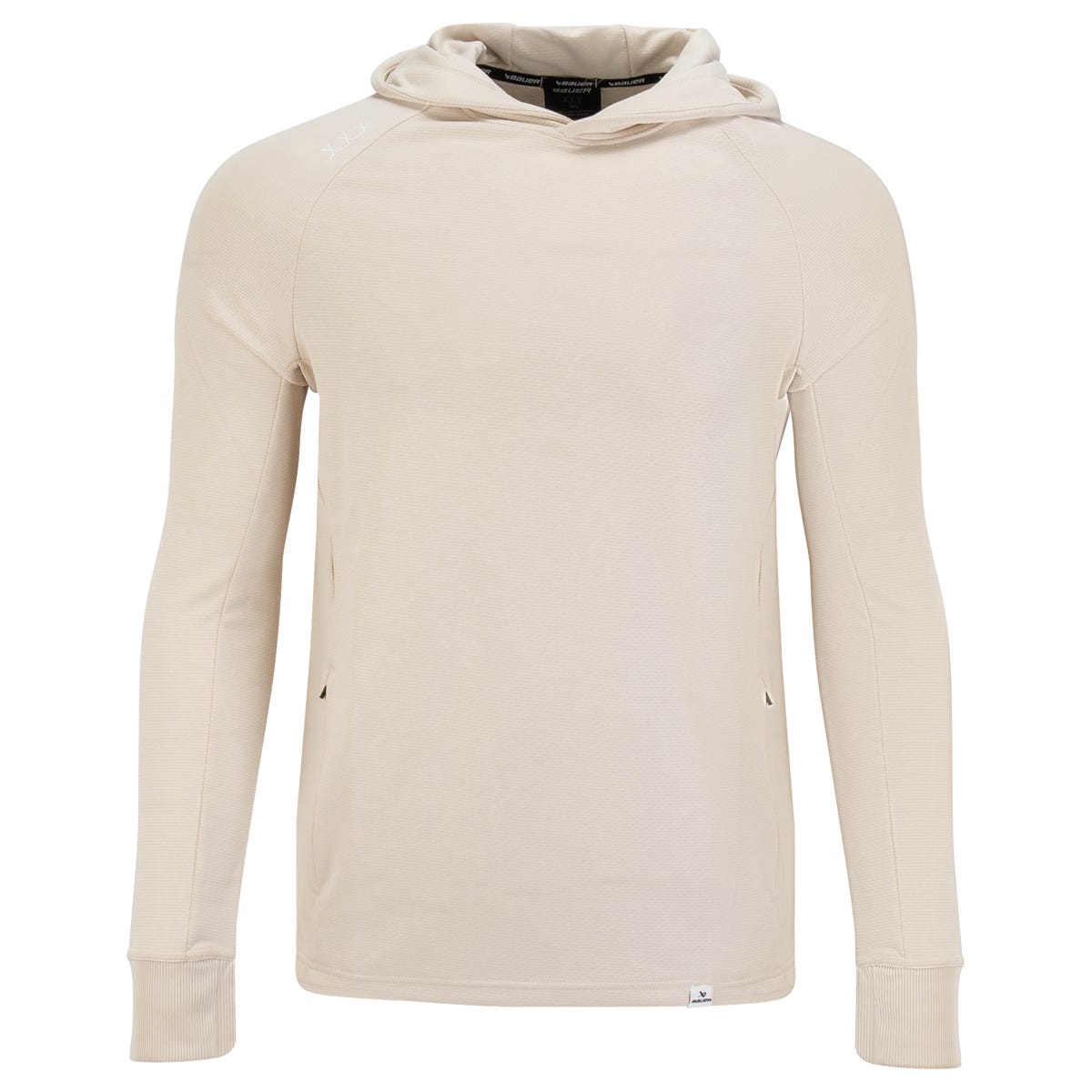 Bauer FLC Senior Pullover Hoodie Sweatshirt in Oat Size Medium