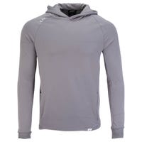 Bauer FLC Senior Pullover Hoodie Sweatshirt in Grey Size Large