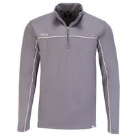 Bauer FLC Senior Half Zip Sweatshirt in Grey Size Large