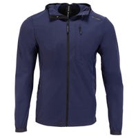 Bauer FLC Sail Racing Running Shell Senior Full Zip Hooded Jacket in Navy Size XX-Large