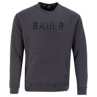Bauer Fragment Crew Senior Sweater in Grey Size Small
