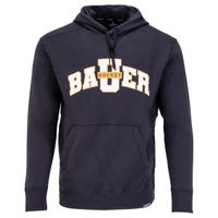 "Bauer University Senior Pullover Hoodie Sweatshirt in Grey Size Small"