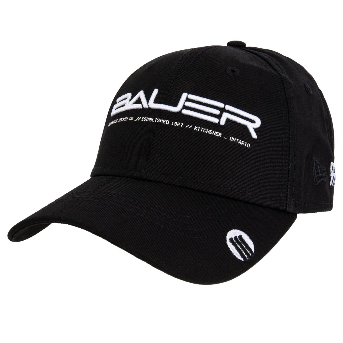 "Bauer New Era 940 Overbrand Senior Twill Hat in Black Size OSFM"