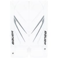 Bauer Vapor X5 Pro Senior Goalie Leg Pads in White Size Small