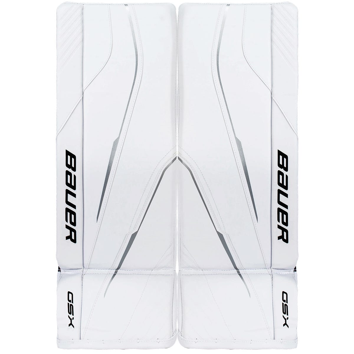 Bauer GSX Junior Goalie Leg Pads - 2023 Model in White Size Medium
