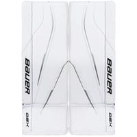 Bauer GSX Junior Goalie Leg Pads - 2023 Model in White Size Medium