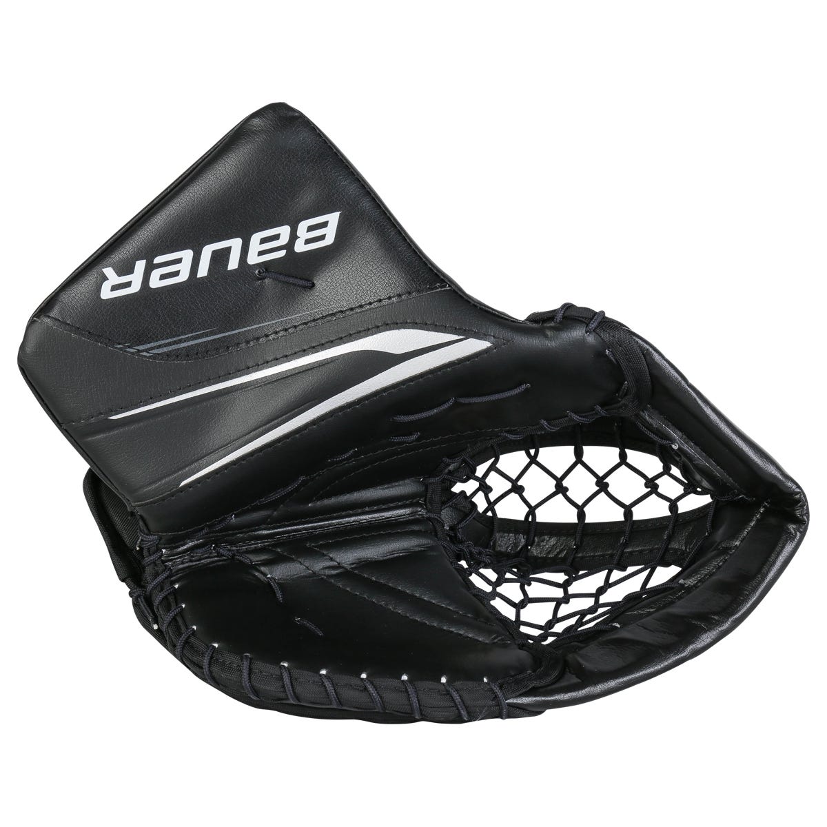 Bauer Vapor X5 Pro Intermediate Goalie Glove in Black