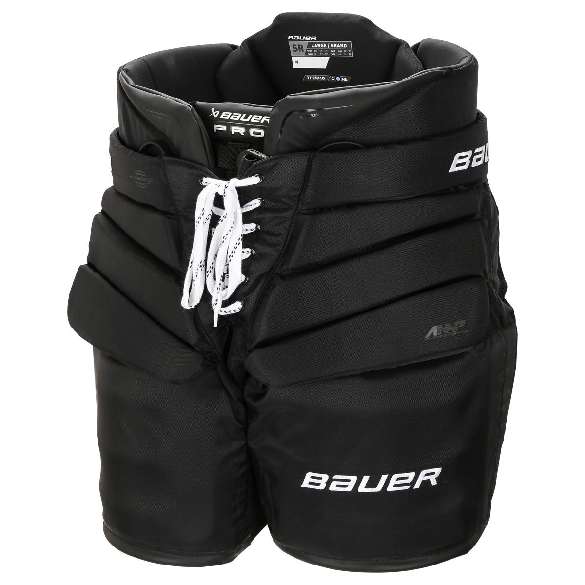 Bauer Pro Senior Goalie Pants - 2023 Model in Black Size Large