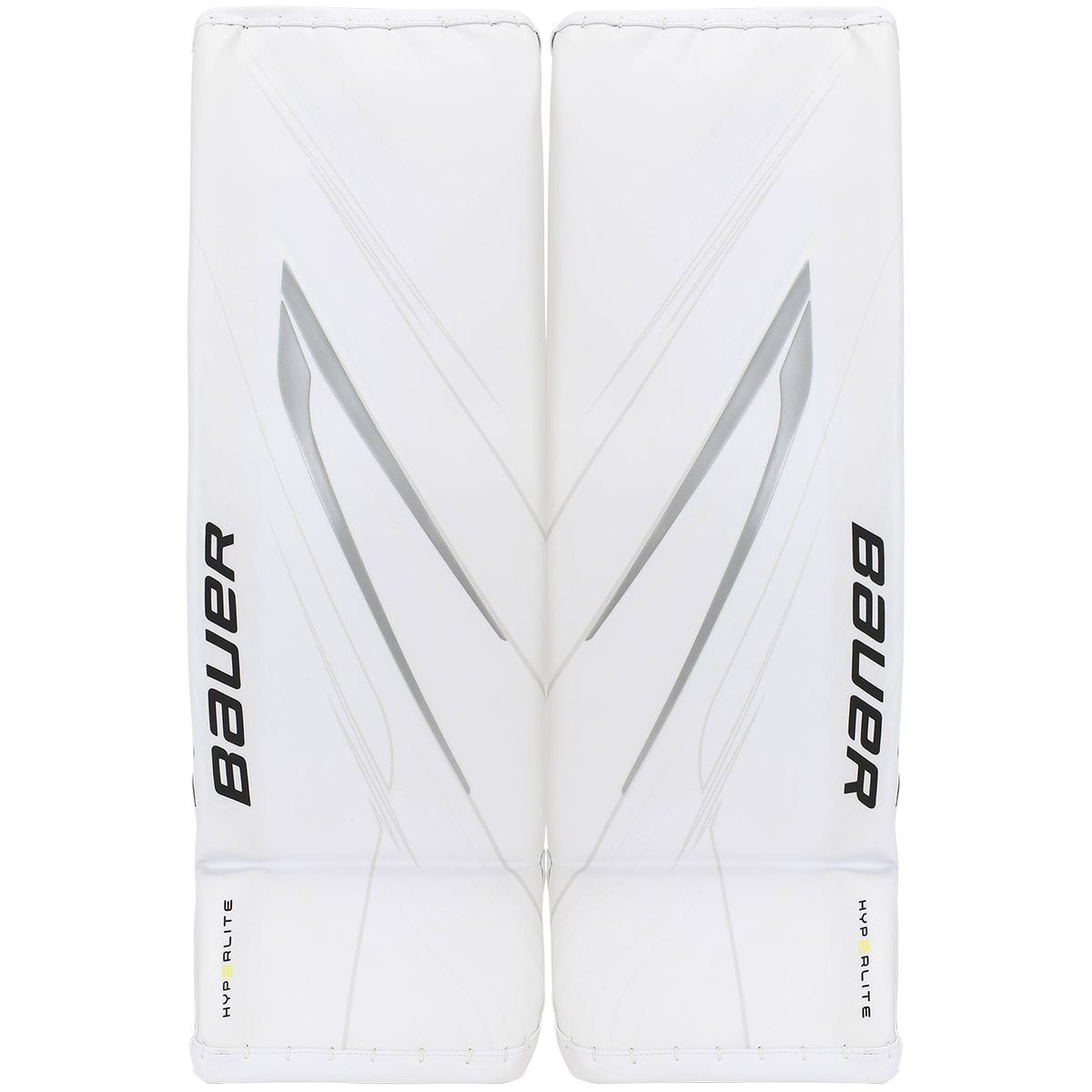 Bauer Vapor Hyperlite 2 Senior Goalie Leg Pads in White Size Medium