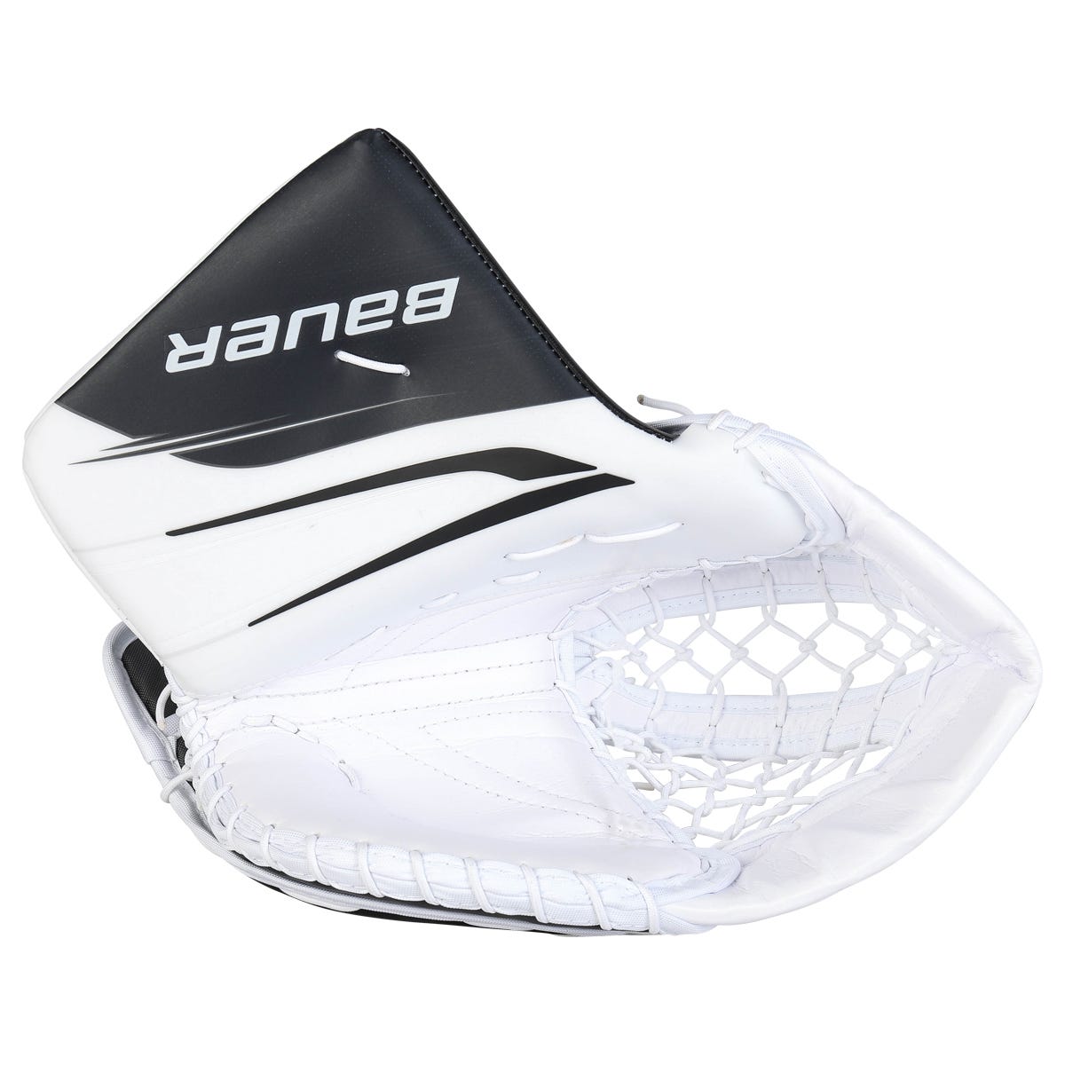 Bauer Vapor Hyperlite 2 Senior Goalie Glove in White/Black