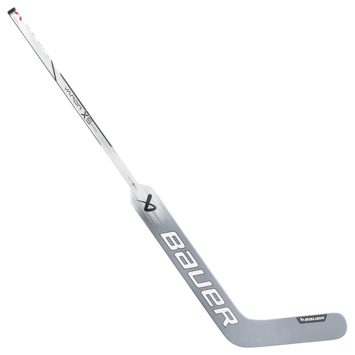 Bauer Vapor X5 Pro Intermediate Goalie Stick in Silver/Black Size 24in