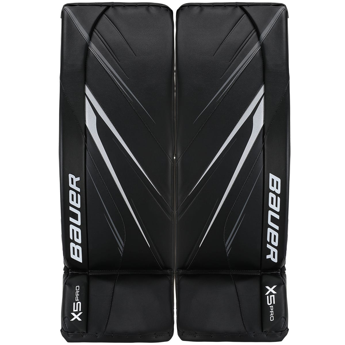Bauer Vapor X5 Pro Senior Goalie Leg Pads in Black Size Medium