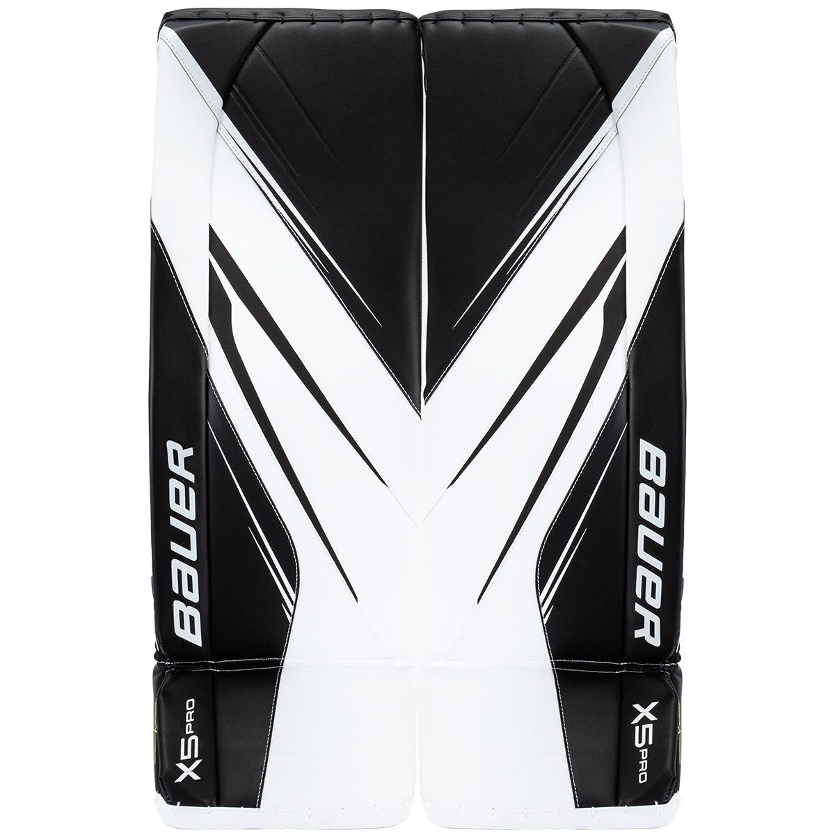 Bauer Vapor X5 Pro Senior Goalie Leg Pads in White/Black Size Medium