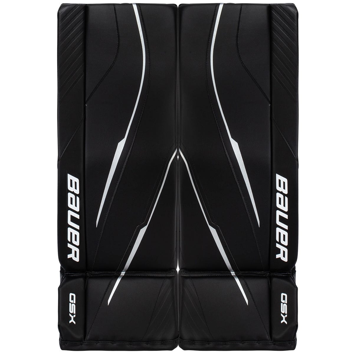Bauer GSX Intermediate Goalie Leg Pads - 2023 Model in Black Size Large