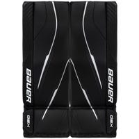 Bauer GSX Intermediate Goalie Leg Pads - 2023 Model in Black Size Medium