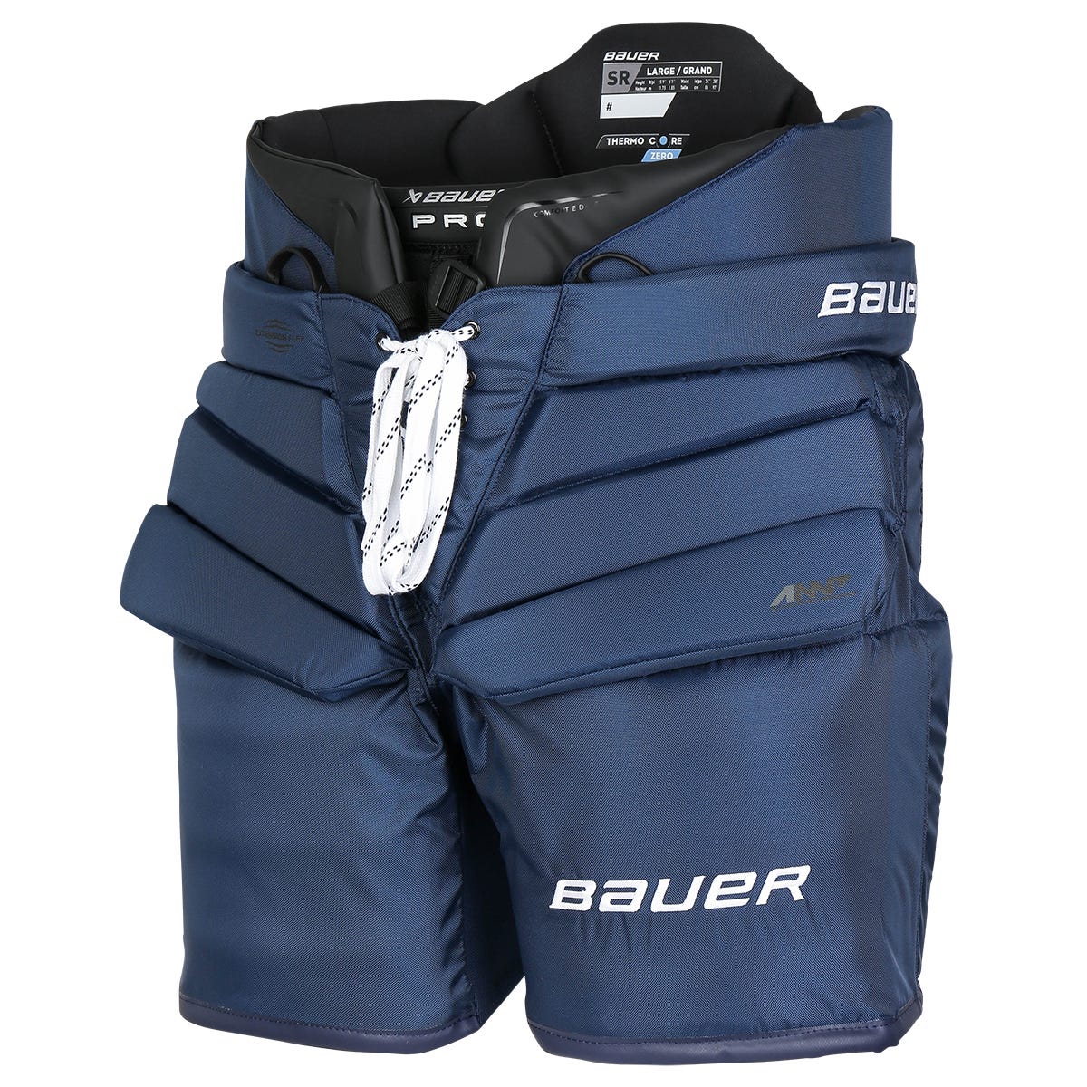 Bauer Pro Senior Goalie Pants - 2023 Model in Navy Size X-Large