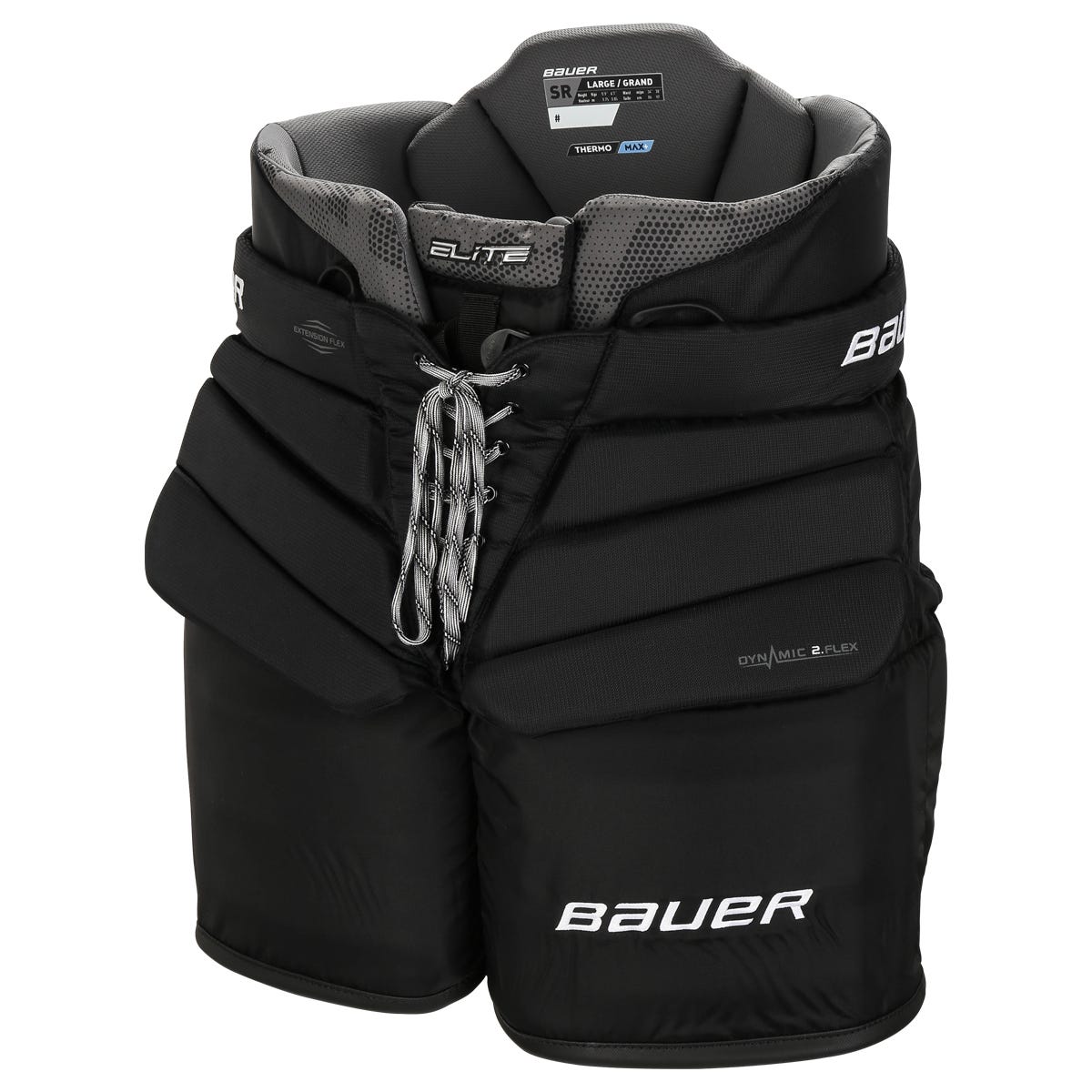Bauer Elite Senior Goalie Pants - 2023 Model in Black Size Small