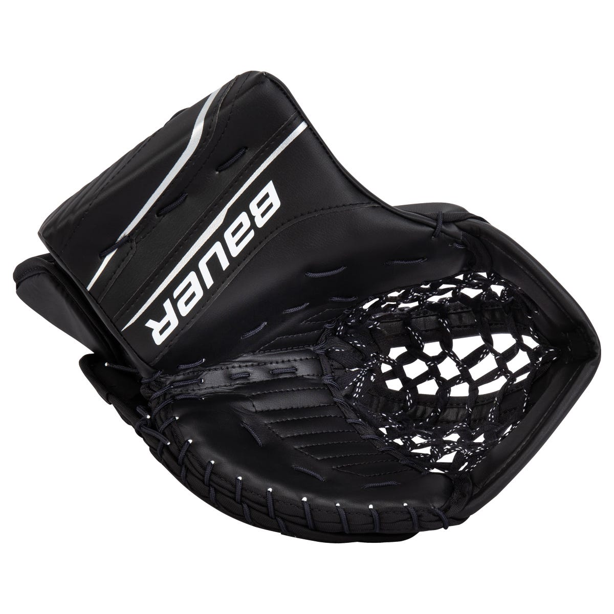 Bauer GSX Intermediate Goalie Glove - 2023 Model in Black