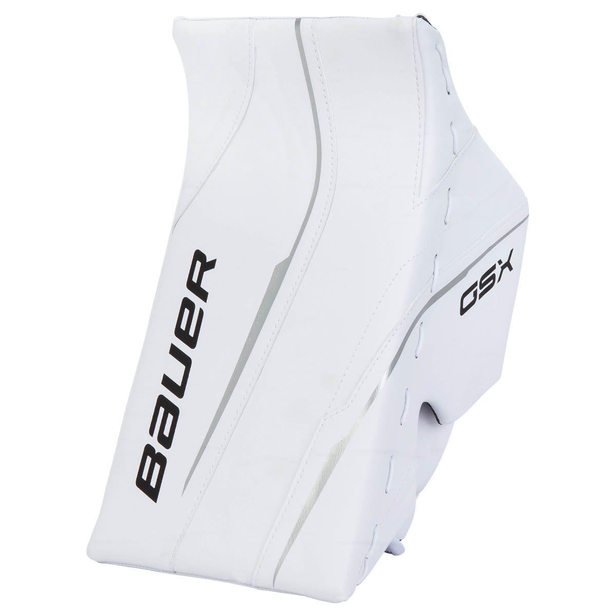 Bauer GSX Intermediate Goalie Blocker - 2023 Model in White