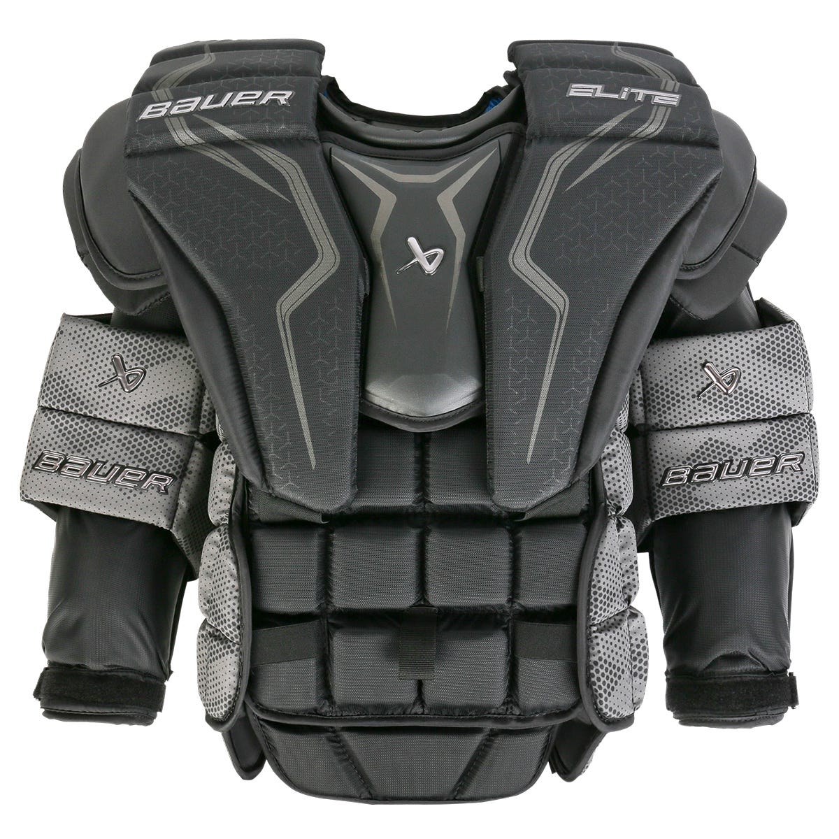 Bauer Elite Intermediate Goalie Chest & Arm Protector - 2023 Model in Black Size X-Small