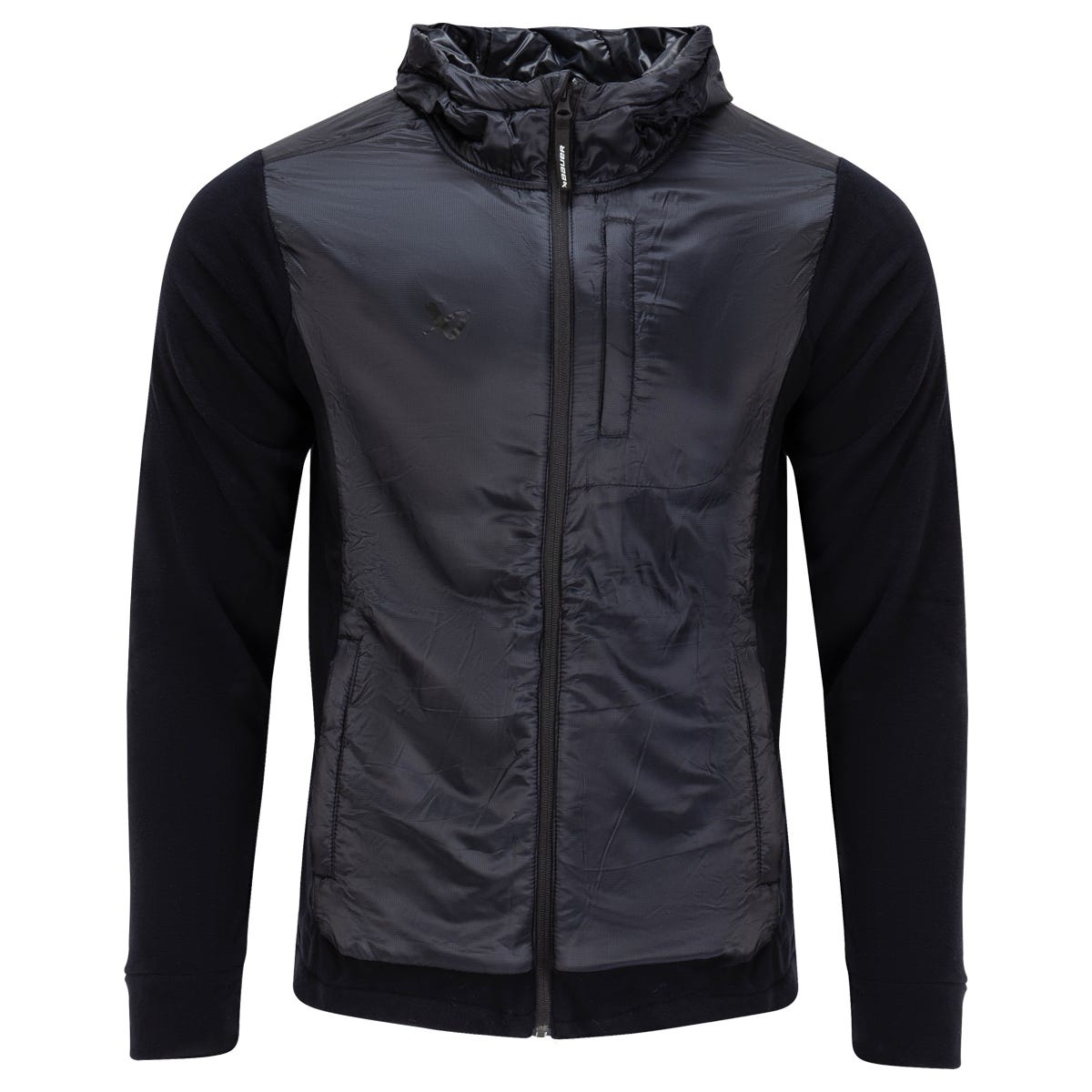 Bauer Polartech Fleece Senior Full Zip Sweatshirt | 100% nylon in Black Size Small