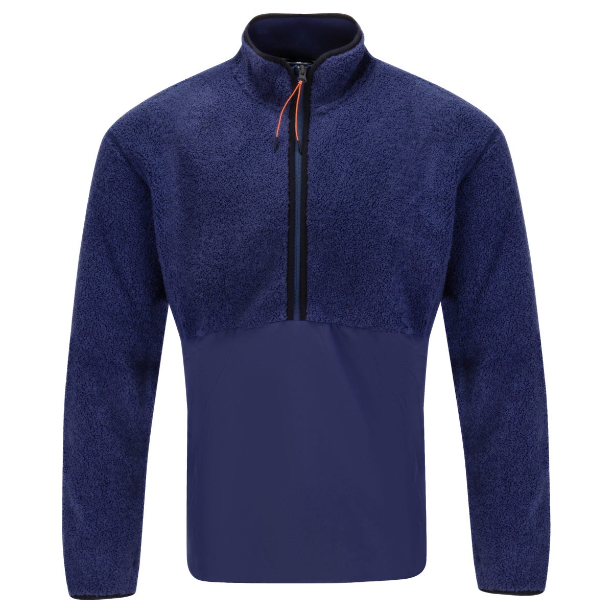 Bauer Senior Sherpa Pullover Sweatshirt | 100% Polyester in Blue Size Large