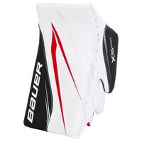 Bauer Vapor X5 Pro Intermediate Goalie Blocker in White/Black/Red
