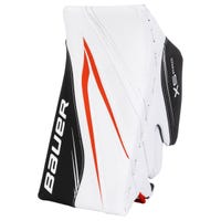 Bauer Vapor X5 Pro Intermediate Goalie Blocker in White/Orange/Black