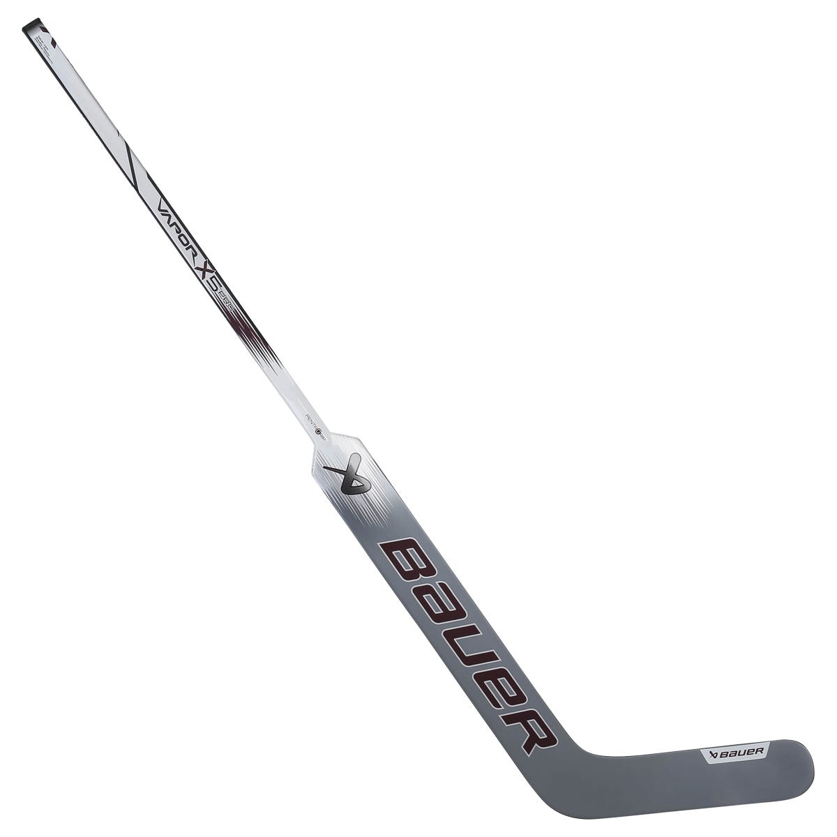 Bauer Vapor X5 Pro Intermediate Goalie Stick in Maroon Size 23in