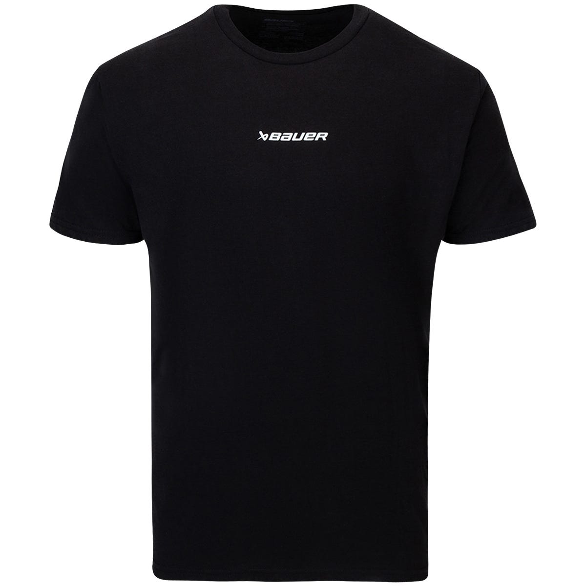 "Bauer Core Adult Short Sleeve T-Shirt in Black Size Medium"