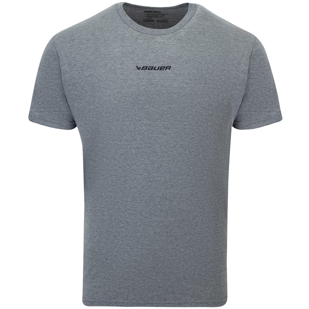"Bauer Core Adult Short Sleeve T-Shirt in Grey Size Large"
